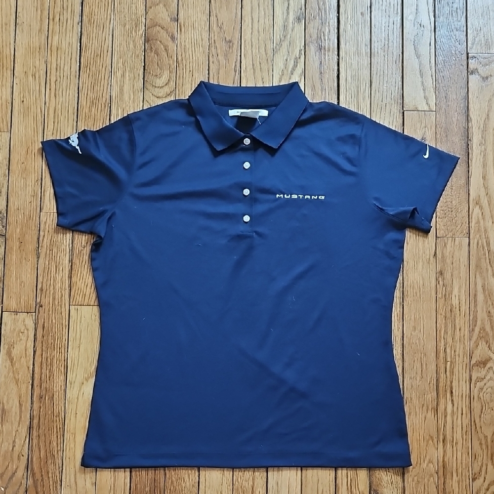 Nike Mustang Navy Polo Shirt